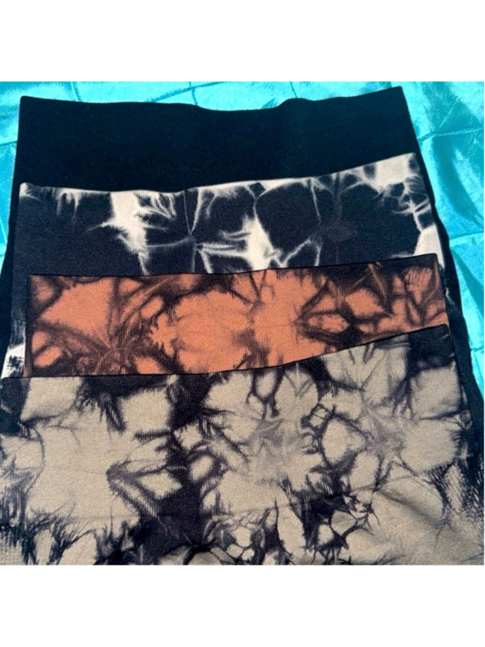 Women's Tie-Dye Bike Shorts Size S - Picture 2 of 10